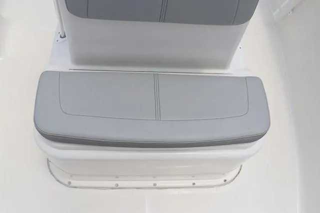 Slide: The Image of 2023 May-Craft 1900 CC boat seat with gray upholstery. - 31