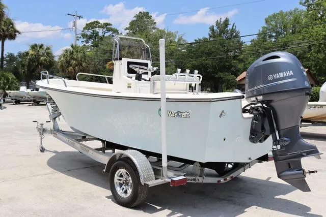 Slide: The Image of 2023 May-Craft 1900 CC boat on trailer with Yamaha outboard motor. - 5
