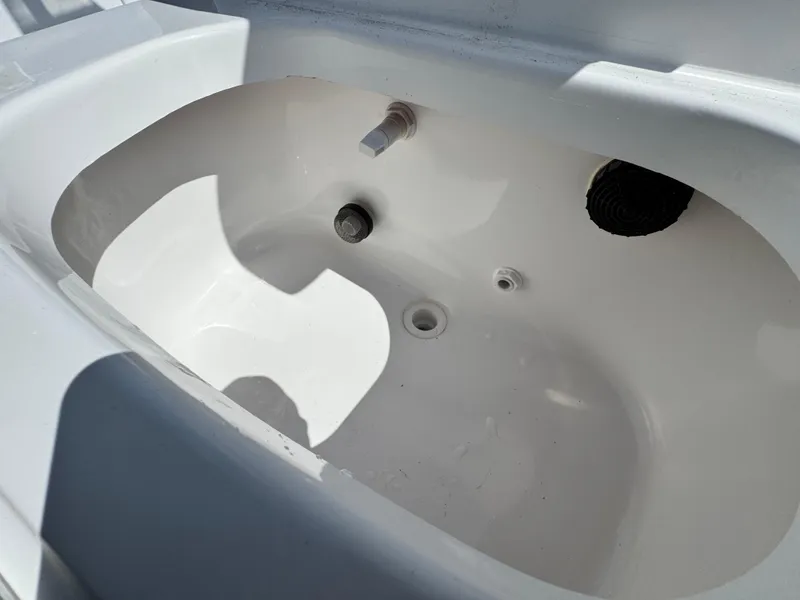 Slide: The Image of White Frontier 2104 bathtub, 2025 model, with visible drain and faucet. - 11