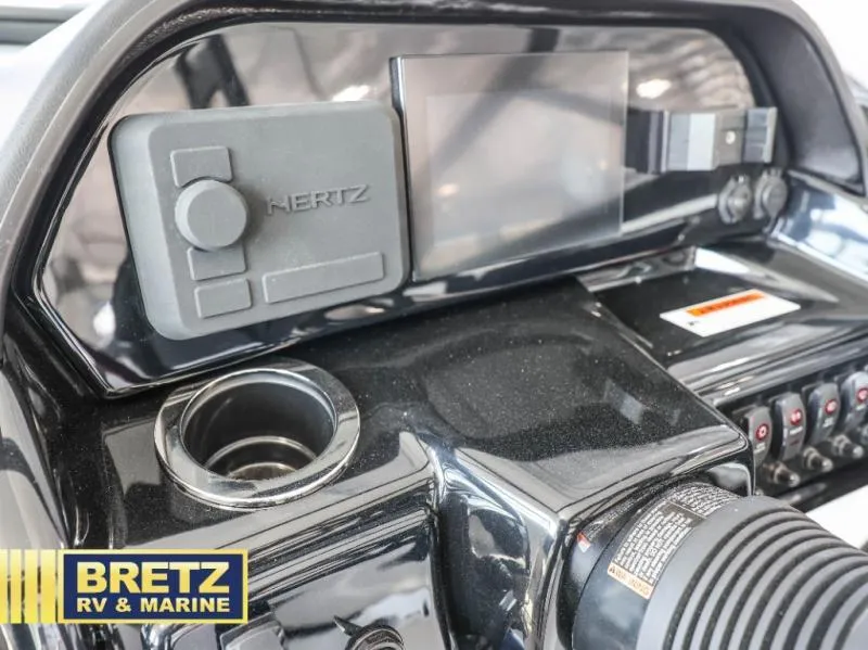 Slide: The Image of Dashboard of 2024 model 195 S with Hertz audio system and controls. - 21