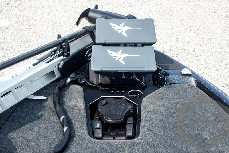 Slide: The Image of 2025 Skeeter FXR 21 Limited boat dashboard with advanced controls and dual screens. - 27