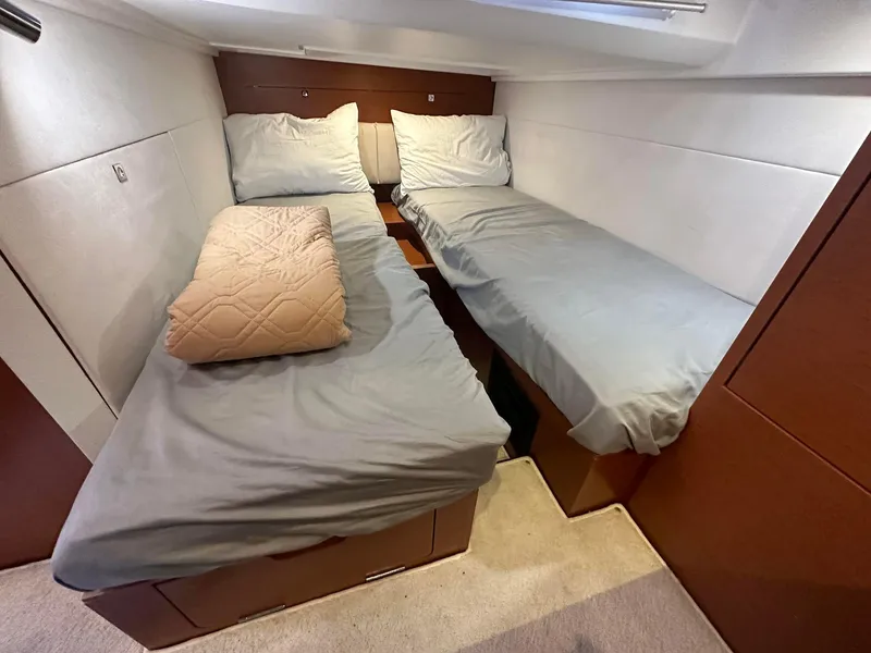 Slide: The Image of  Crew Quarters with Two Single Berths - 24