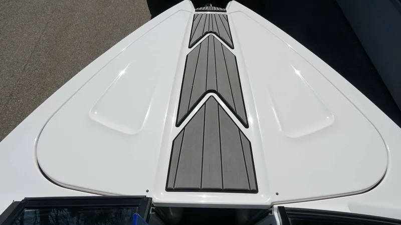 Slide: The Image of 2017 MasterCraft ProStar boat deck with sleek design and non-slip surface. - 12