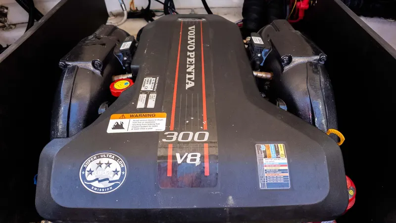 Slide: The Image of Volvo Penta 300 V8 engine in 2016 Regal 2300 boat, super ultra-low emission. - 9