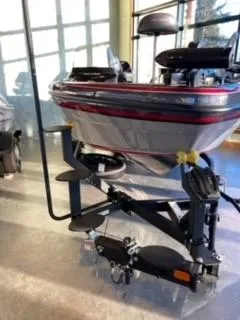 Slide: The Image of 2025 Nitro ZV19 boat interior with modern dashboard and comfortable seating. - 3