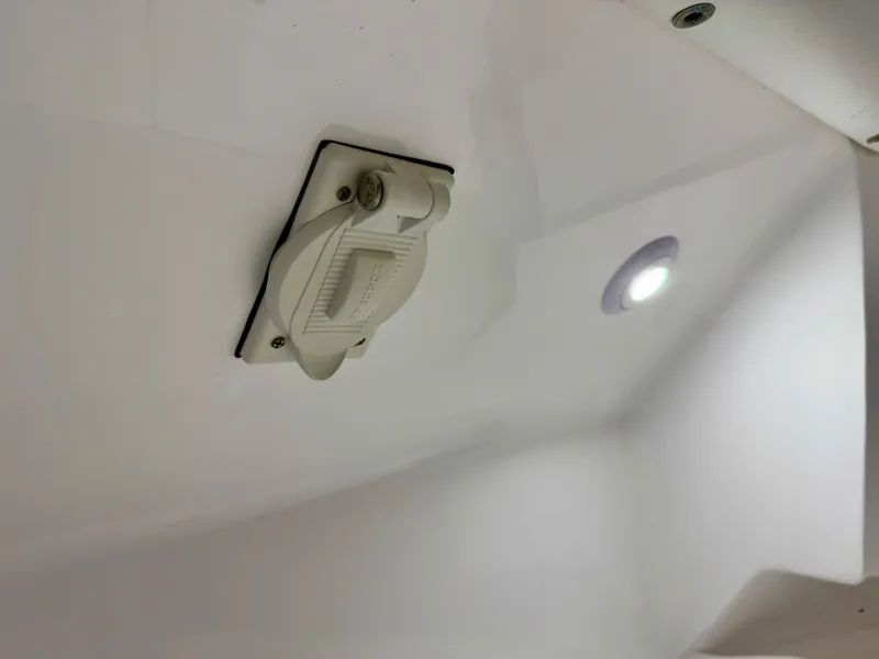 Slide: The Image of Ceiling light fixture inside 2020 Intrepid 407 Nomad FE boat. - 31