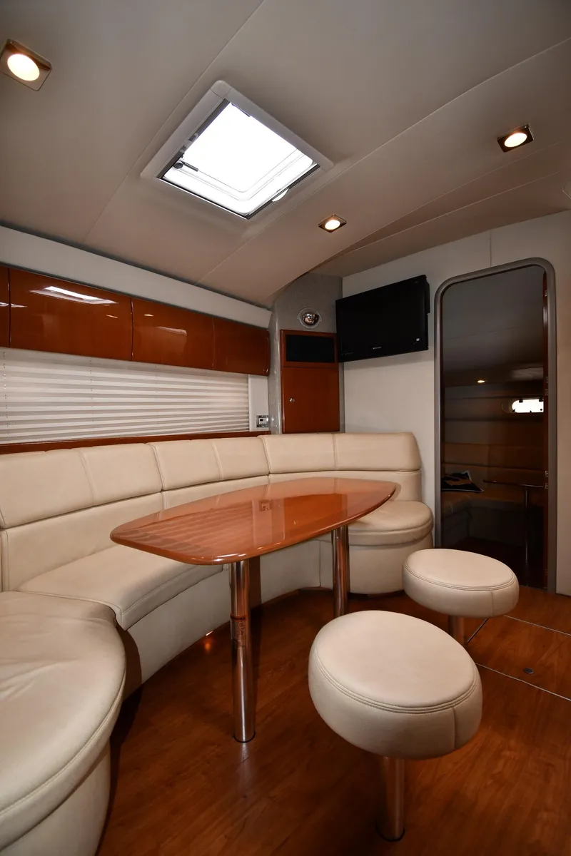 Slide: The Image of 2009 Formula 40 PC yacht interior with elegant seating and modern design. - 47