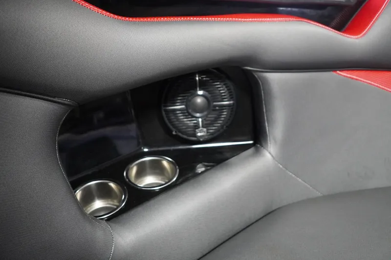 Slide: The Image of Luxurious interior of 2017 Supreme S211 with cup holders and fan. - 37
