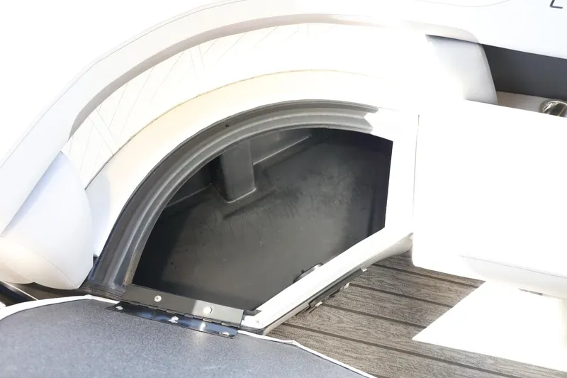 Slide: The Image of Storage compartment on 2025 Lowe SS 210 DL boat, featuring sleek design and durable materials. - 30