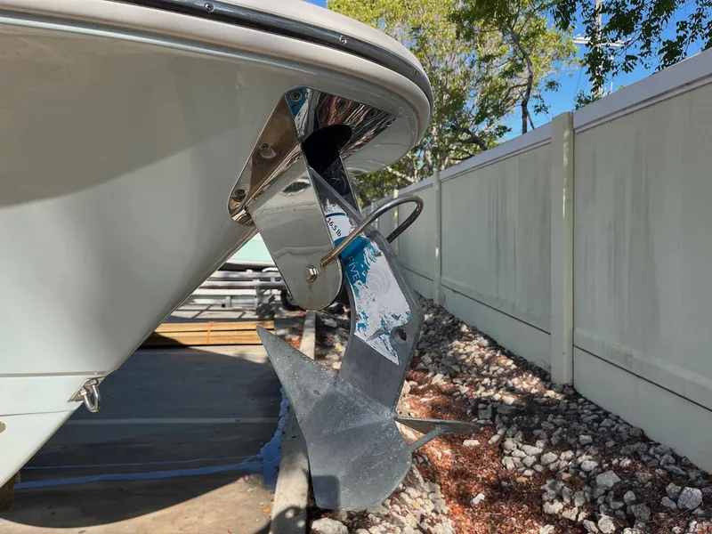 Slide: The Image of 2021 Robalo R272 Center Console boat anchor detail. - 29