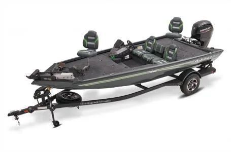 Slide: The Image of 2025 Ranger RT178 fishing boat with trailer, featuring sleek design and comfortable seating. - 16