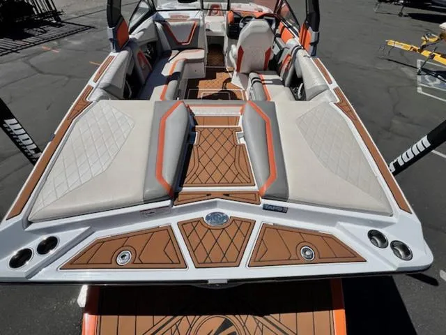 Slide: The Image of 2017 Tigé RZX2 boat interior with stylish seating and modern design. - 9