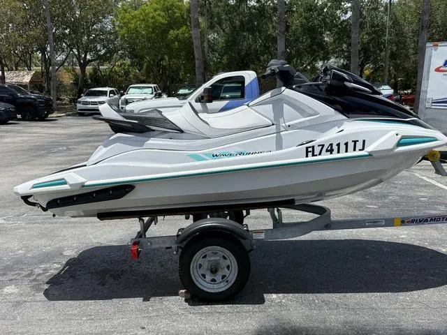 Slide: The Image of 2022 Yamaha WaveRunner VX Cruiser on trailer in parking lot. - 3