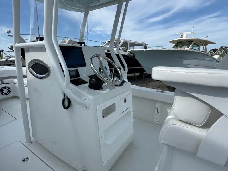 Slide: The Image of Pair Customer 24 Deep Vee Offshore, Pair Customs 24 Deep Vee, REV Yacht Sales, Contender, Regulator, SeaVee, Yellowfin, SeaHunt, SeaPro, Southport, Center Console, Mercury - 13