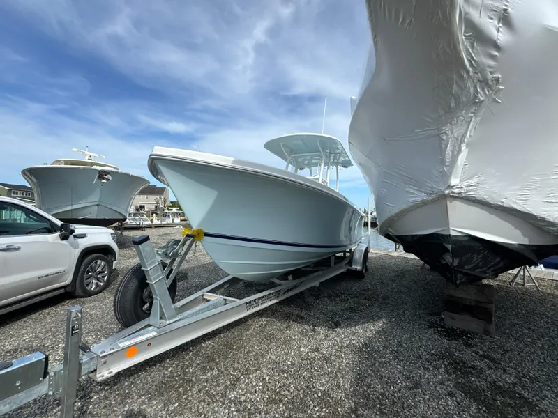 Slide: The Image of Pair Customer 24 Deep Vee Offshore, Pair Customs 24 Deep Vee, REV Yacht Sales, Contender, Regulator, SeaVee, Yellowfin, SeaHunt, SeaPro, Southport, Center Console, Mercury - 3