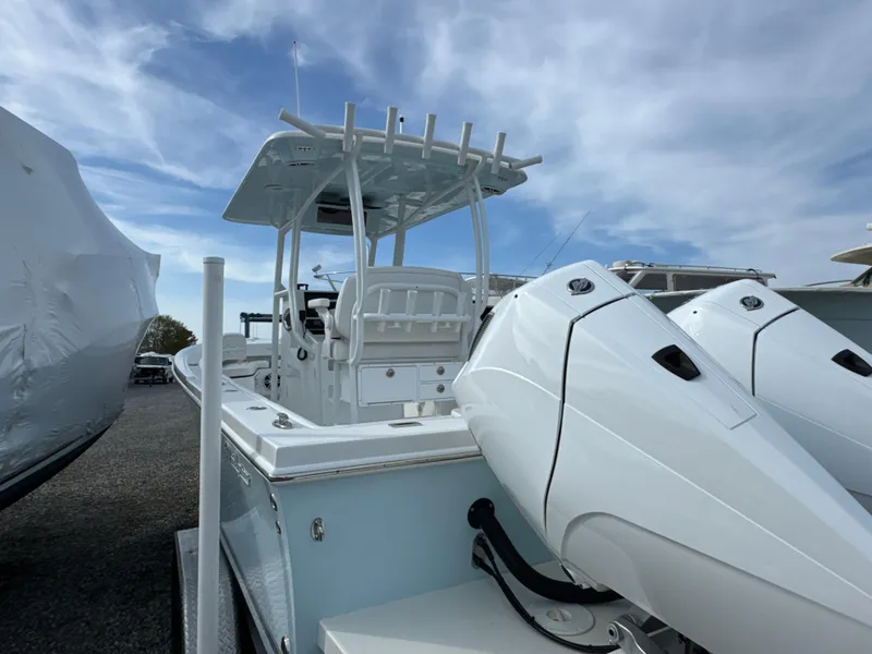 Slide: The Image of Pair Customer 24 Deep Vee Offshore, Pair Customs 24 Deep Vee, REV Yacht Sales, Contender, Regulator, SeaVee, Yellowfin, SeaHunt, SeaPro, Southport, Center Console, Mercury - 6