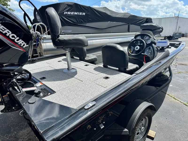 Slide: The Image of 2023 Tracker 175 Pro Team fishing boat with Mercury engine and Lowrance electronics. - 12