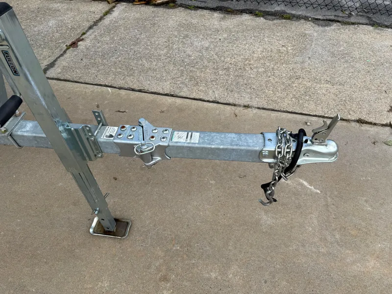 Slide: The Image of Trailer hitch for 2015 Carolina Skiff 19 Sea Skiff on concrete surface. - 44