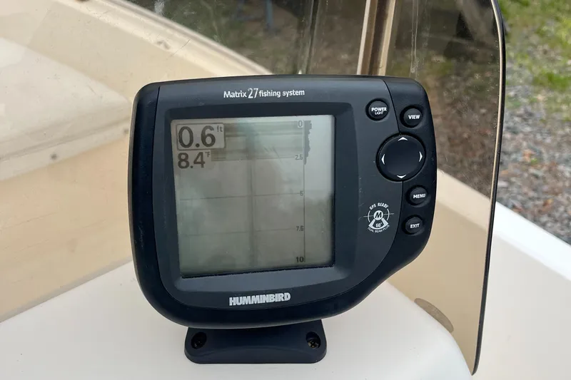 Slide: The Image of Fishfinder display on a 2006 Key West 1720 Center Console boat. - 6