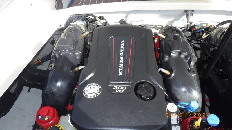 Slide: The Image of Volvo Penta 300 V8 engine in 2017 Chris-Craft Launch 28 boat. - 22