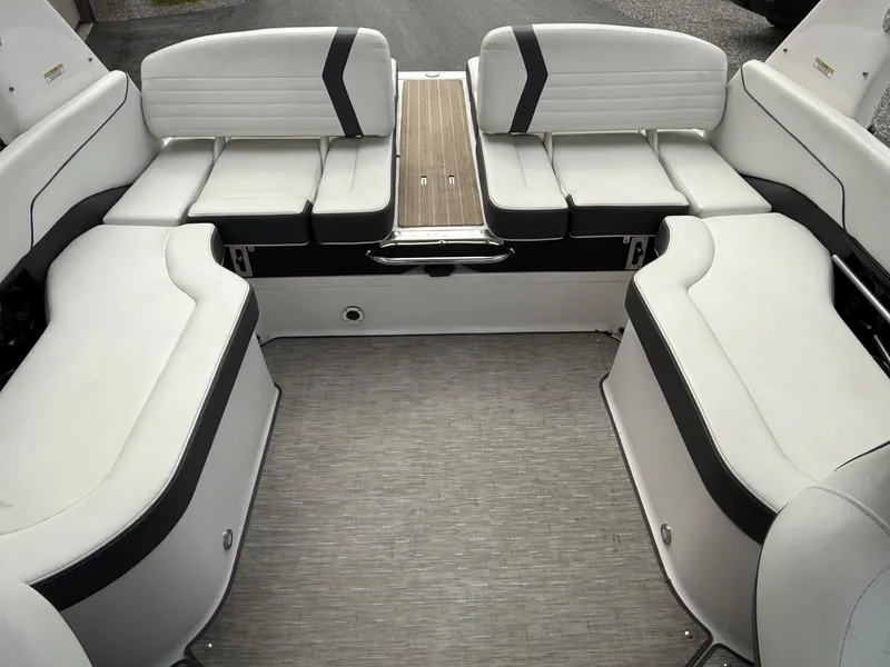 Slide: The Image of 2016 Regal 2300 Bowrider interior with spacious seating and sleek design. - 6