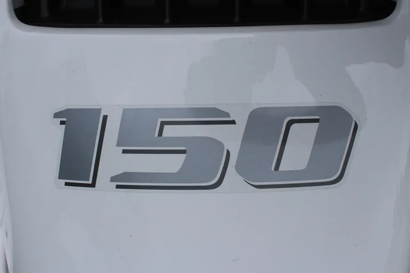Slide: The Image of Close-up of '150' decal on 2025 Sea Pro 202 CC boat. - 7