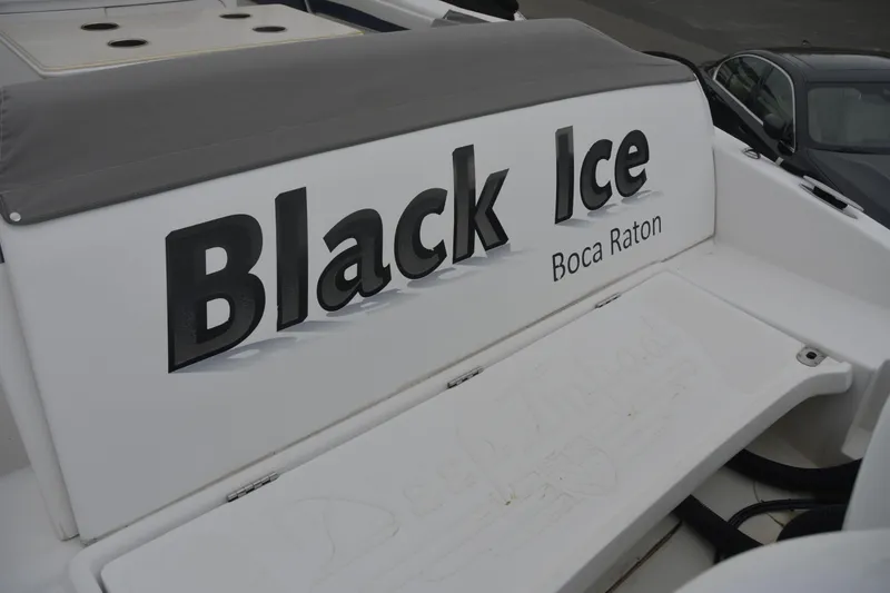 Slide: The Image of 2010 Deep Impact 36 TE boat named "Black Ice" in Boca Raton. - 23