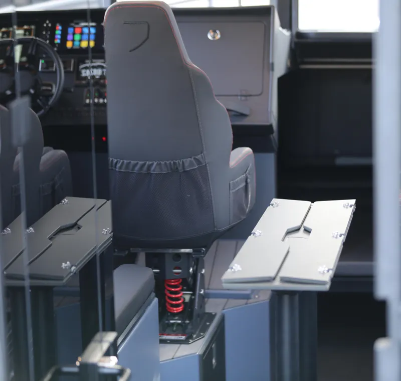 Slide: The Image of Interior of 2026 Jaktar J30 Black Vision with advanced cockpit and seating. - 34