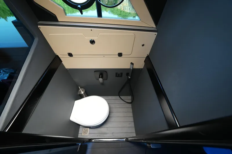Slide: The Image of Compact bathroom interior of 2026 Jaktar J30 Black Vision with modern fixtures. - 45