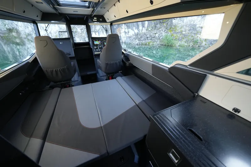 Slide: The Image of Interior of 2026 Jaktar J30 Black Vision, featuring modern seating and sleek design. - 47