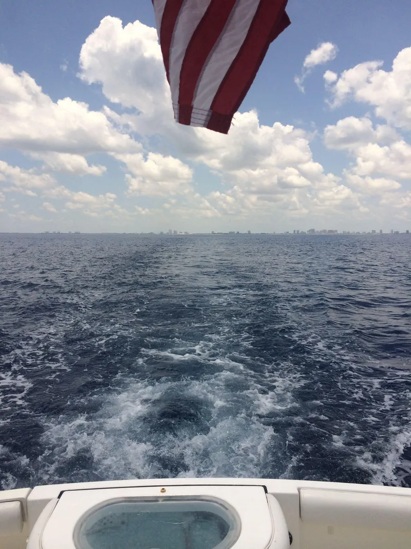 Slide: The Image of 2007 Tiara Yachts 3000 Open boat interior with seating and helm station. - 11