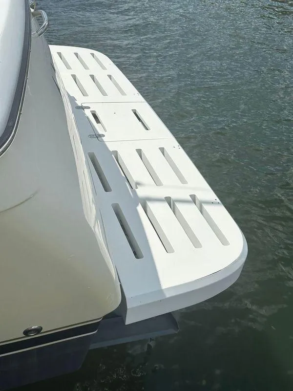 Slide: The Image of 2007 Tiara Yachts 3000 Open swim platform with water view. - 13