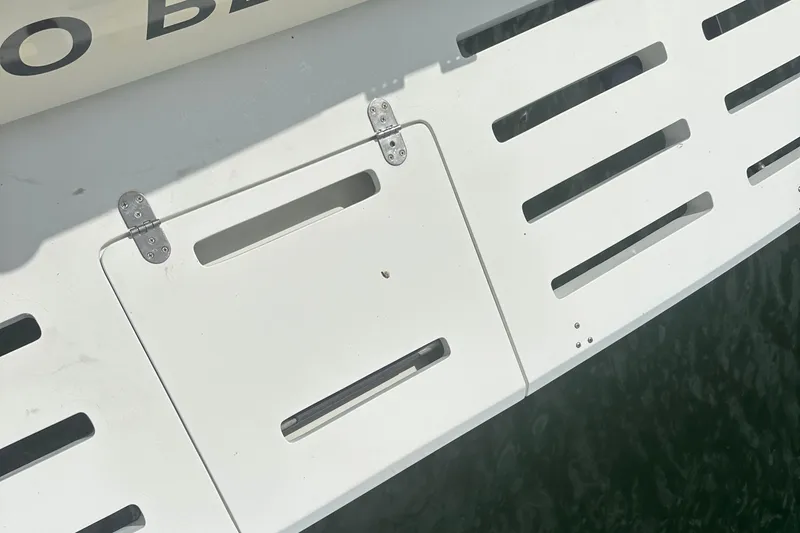 Slide: The Image of 2007 Tiara Yachts 3000 Open deck with livewell and coiled rope. - 15