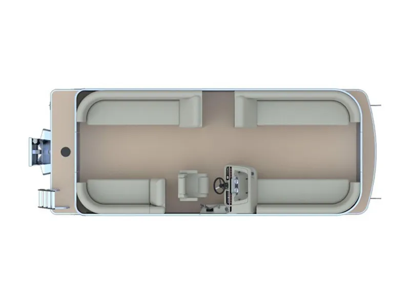 Slide: The Image of 2025 Godfrey SWEETWATER 2286 SB pontoon boat interior layout, top view. - 21