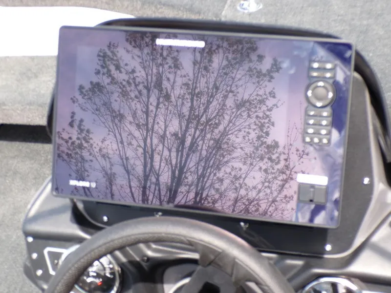 Slide: The Image of Dashboard of 2025 Skeeter ZXR19 boat with a large display screen. - 5