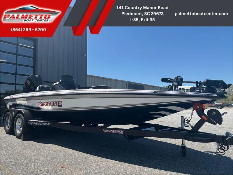 Slide: The Image of 2025 Phoenix 721 ZXL boat on trailer at Palmetto Boat Center, Piedmont, SC. - 1