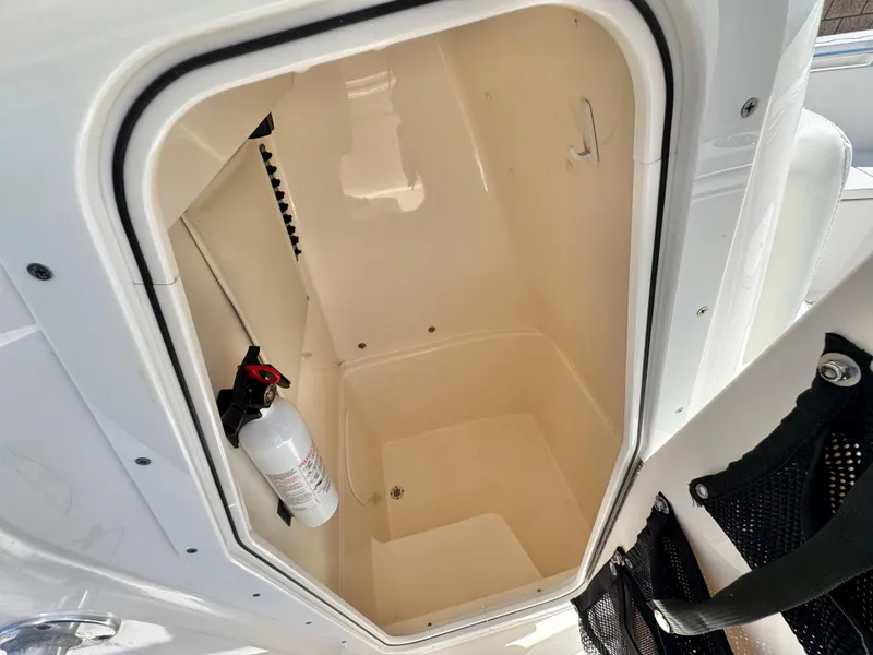 Slide: The Image of Hull identification number on 2017 Cobia 237 Center Console boat. - 46