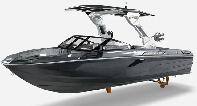 Slide: The Image of 2025 Centurion Ri245 boat with sleek design and modern features. - 1