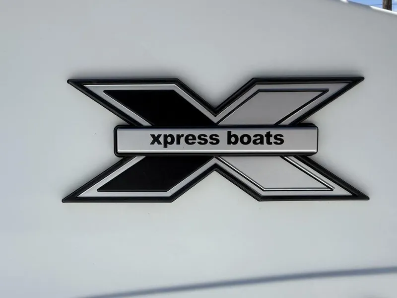 Slide: The Image of Xpress Boats logo on 2023 Xpress H22 Bay model. - 5