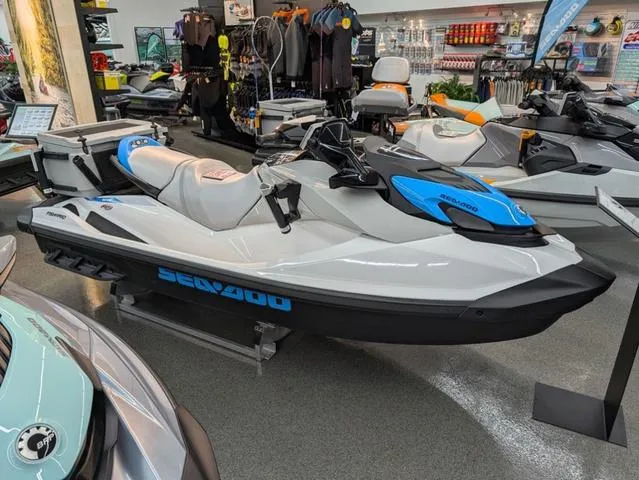 Slide: The Image of 2024 Sea-Doo Waverunner Fishpro™ Scout 130 on display in showroom. - 3