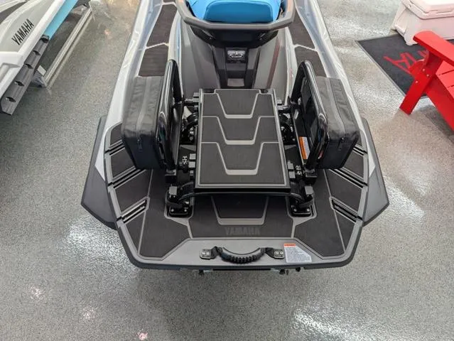 Slide: The Image of 2024 Yamaha WaveRunner VX rear view with seating and storage features. - 6
