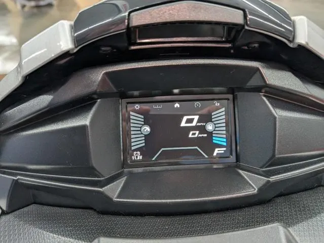 Slide: The Image of Dashboard of a 2024 Yamaha WaveRunner VX, displaying speed and fuel indicators. - 9