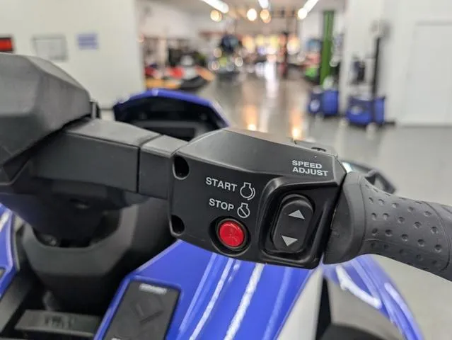 Slide: The Image of 2024 Yamaha WaveRunner GP SVHO handlebar controls with start, stop, and speed adjust buttons. - 6