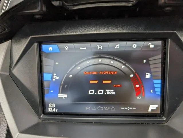 Slide: The Image of Dashboard of 2022 Yamaha WaveRunner FX Limited SVHO showing speed error and no GPS signal. - 8