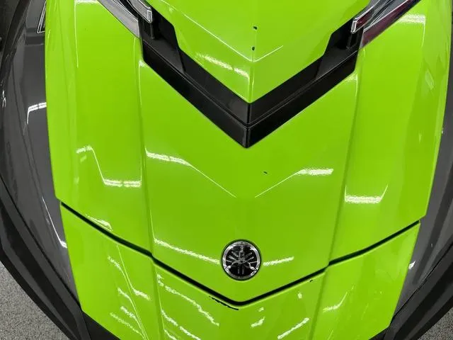 Slide: The Image of 2016 Yamaha WaveRunner FX SVHO, lime green and black, top view. - 3