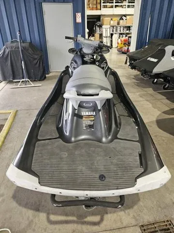 Slide: The Image of 2013 Yamaha WaveRunner VX jet ski in storage, rear view. - 4