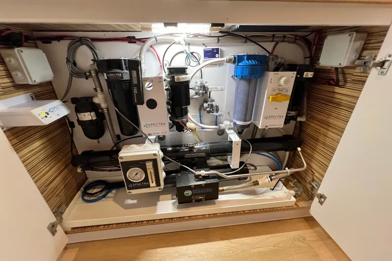 Slide: The Image of Electrical system with Balance 482 components, featuring batteries and wiring, 2021 model. - 99
