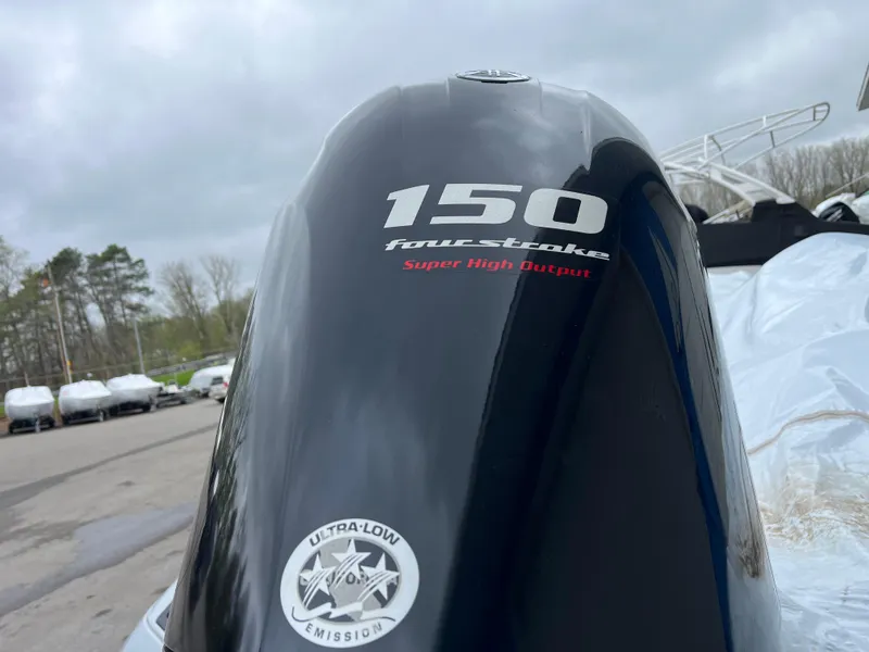 Slide: The Image of 2024 Ranger Z518 Garmin Ranger Cup with 150 horsepower four-stroke engine, ultra-low emission. - 24