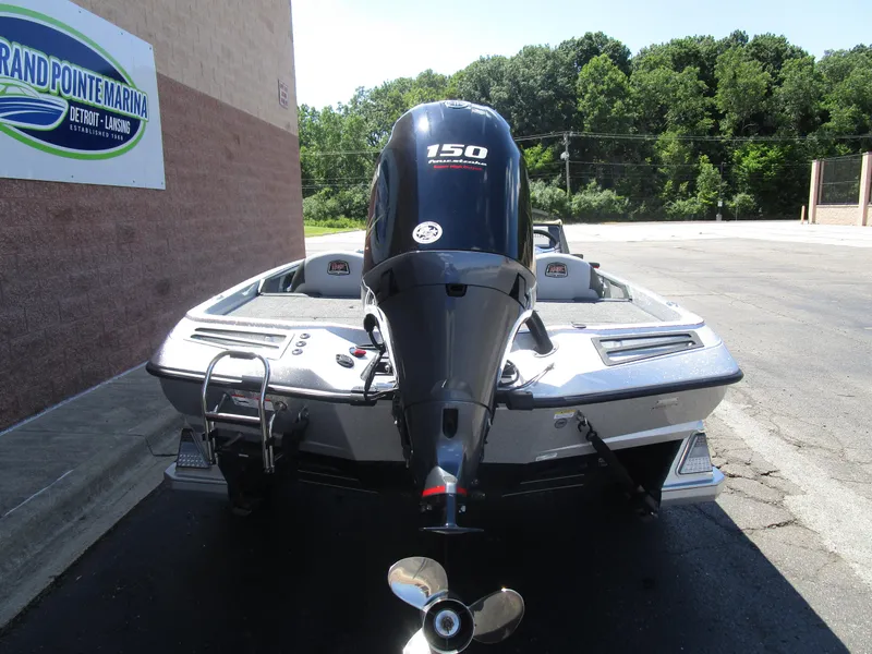 Slide: The Image of 2024 Ranger Z518 Garmin Ranger Cup boat with 150 HP engine at marina. - 26