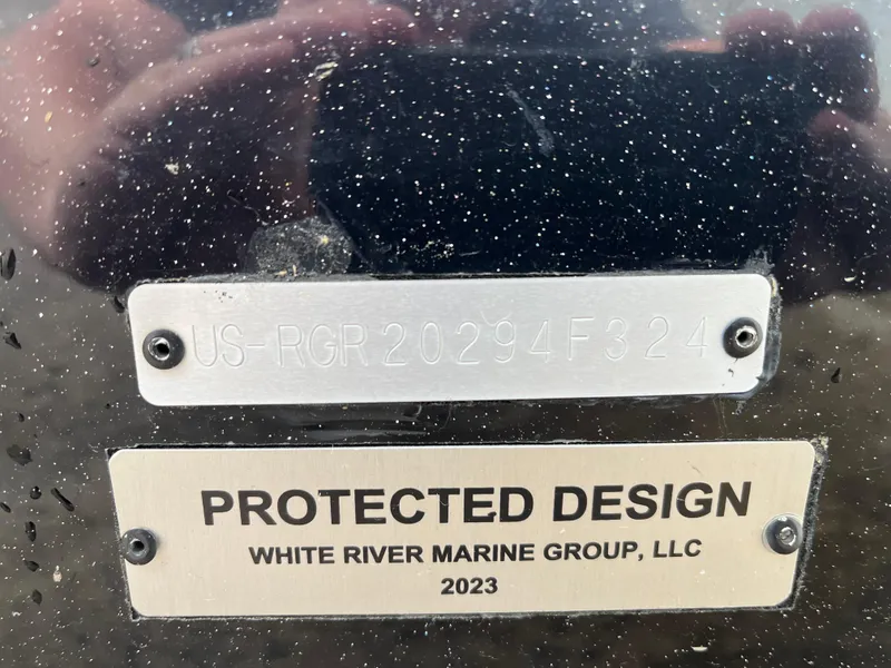 Slide: The Image of Protected design plaque on 2024 Ranger Z521 RC by White River Marine Group. - 17